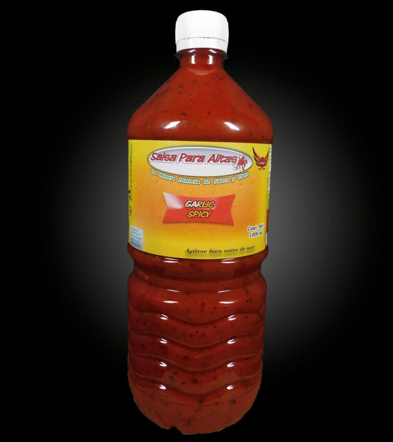 salsa para alitas garlic spicy