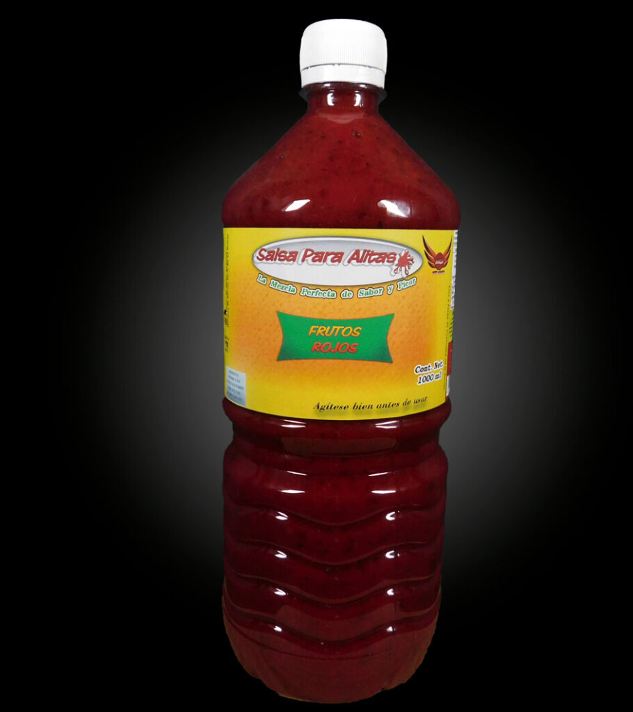 14.salsa para alitas 39 frutos rojos litro