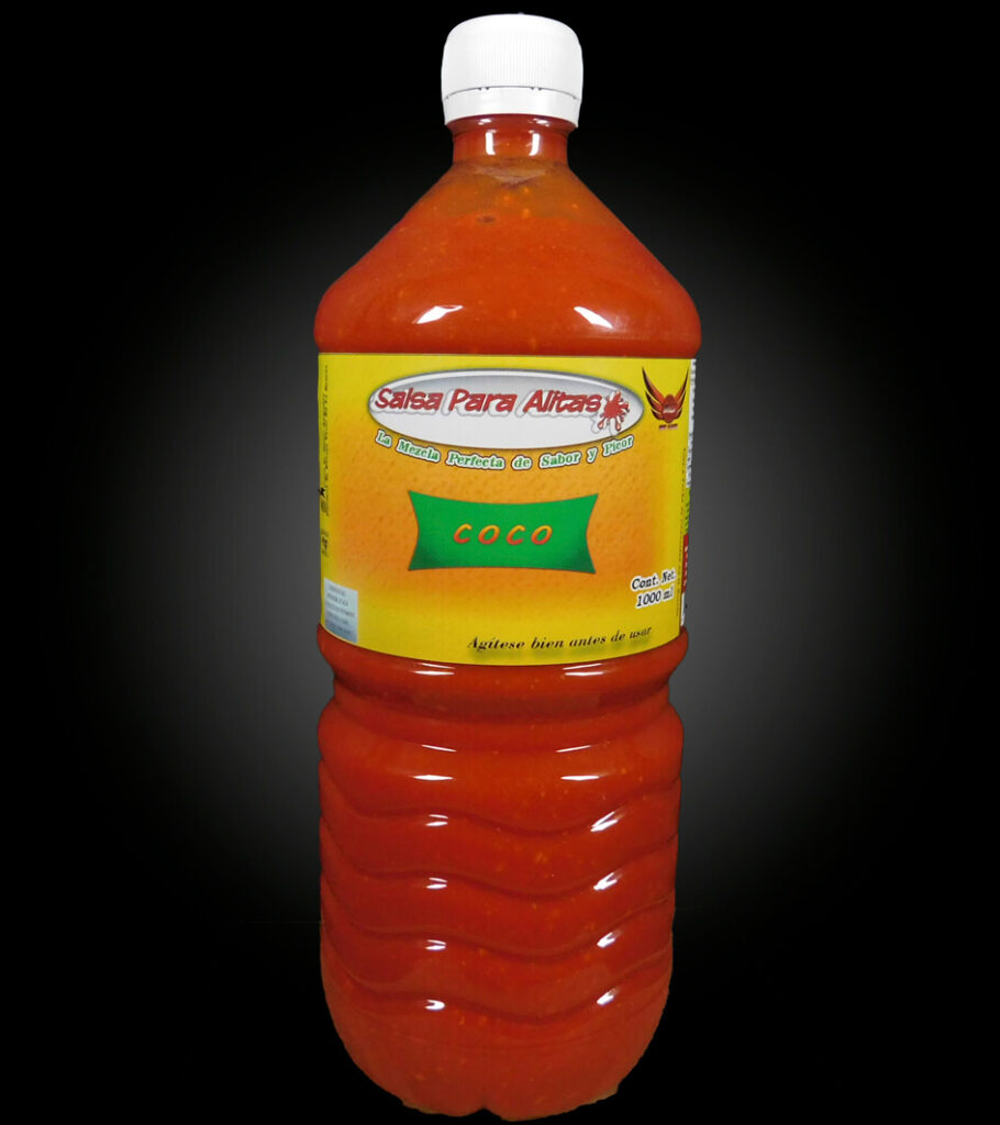 19.salsa para alitas 33 coco litro